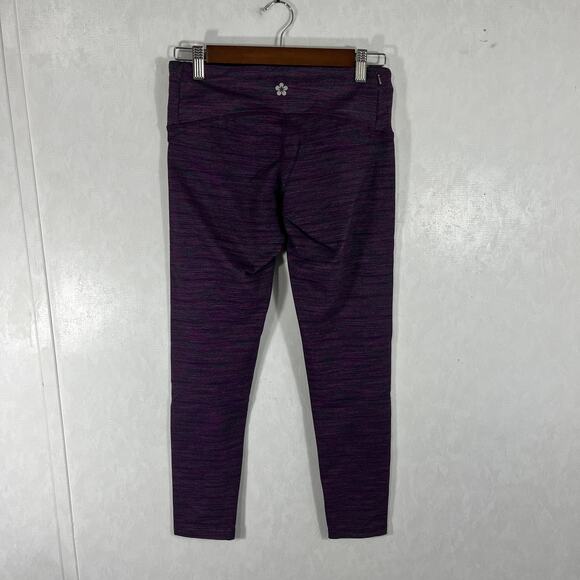Tuff Athletics Stretch Legging Multi color Size S Purple Gray - Picture 4 of 7